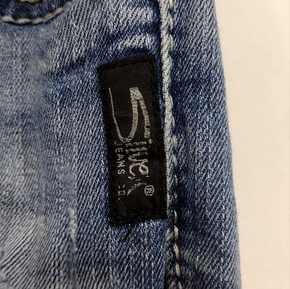 Silver Jeans Distressed Boyfriend Jeans Women's 26 Blue Boho Retro 90s Y2K Baggy - Picture 4 of 9